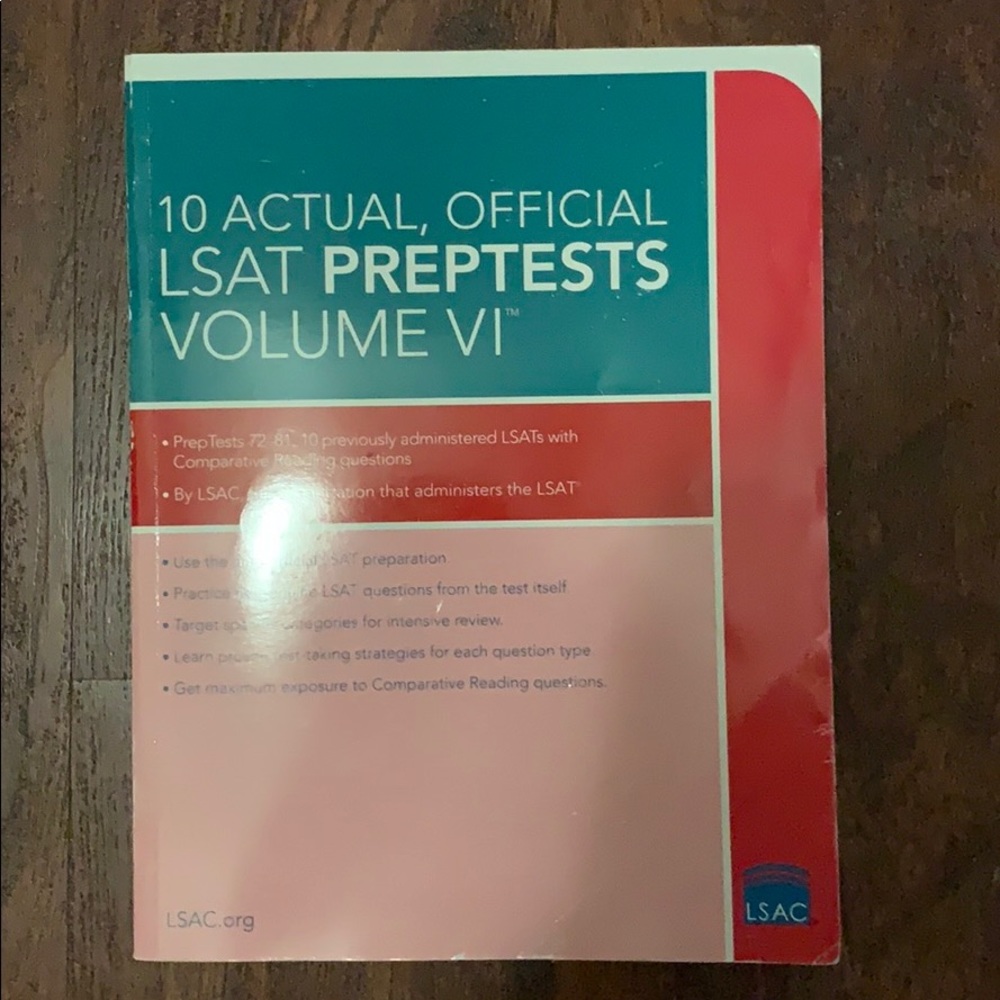 10 Actual, Official LSAT Preptests Volume VI